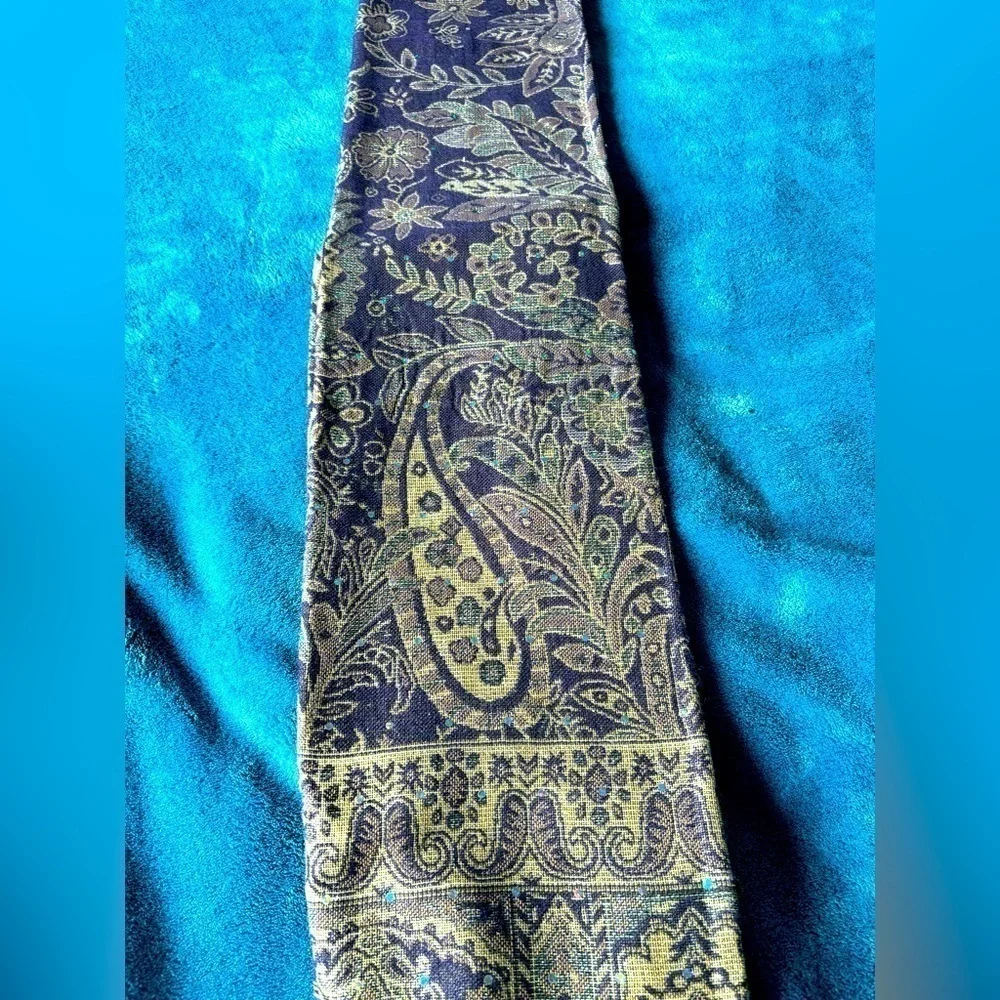 NWOT Pashmina Inspired Multi-Color Fringe Scarf